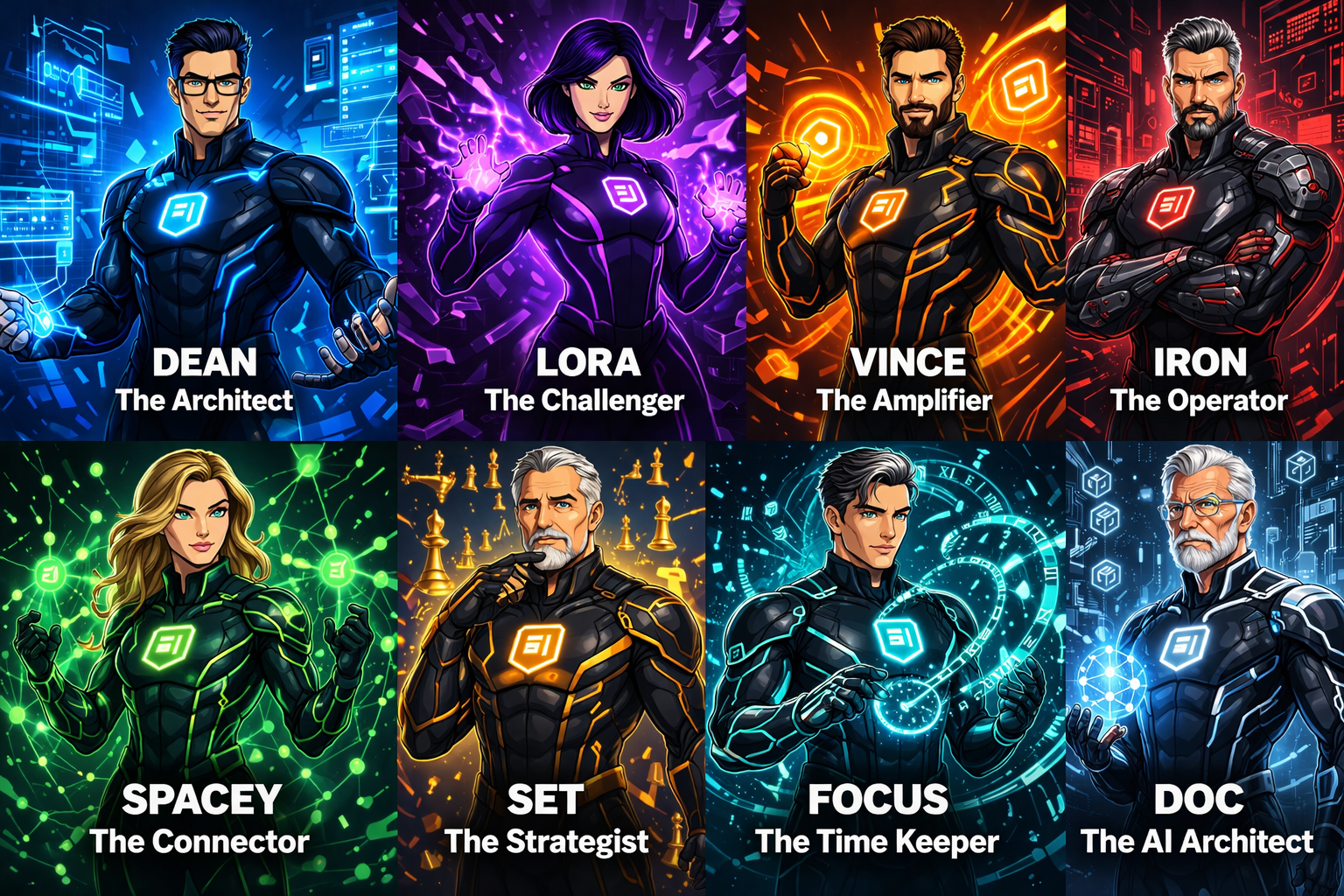 Agent OS — Gli 8 agenti di Alessandro Nasi